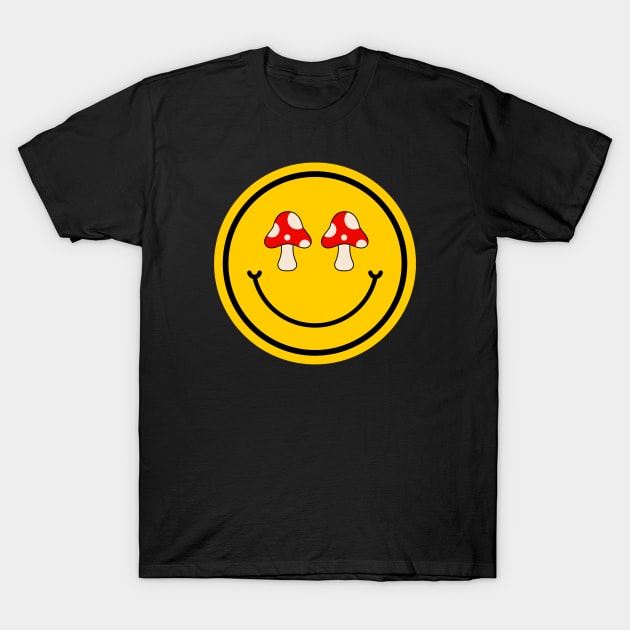 All you Mushroom Lovers, Smile! T-Shirt by wanderingteez